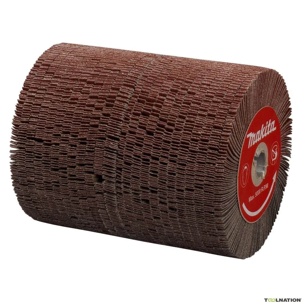 Makita Accessori P-01161 Rullo abrasivo K120 Rosso