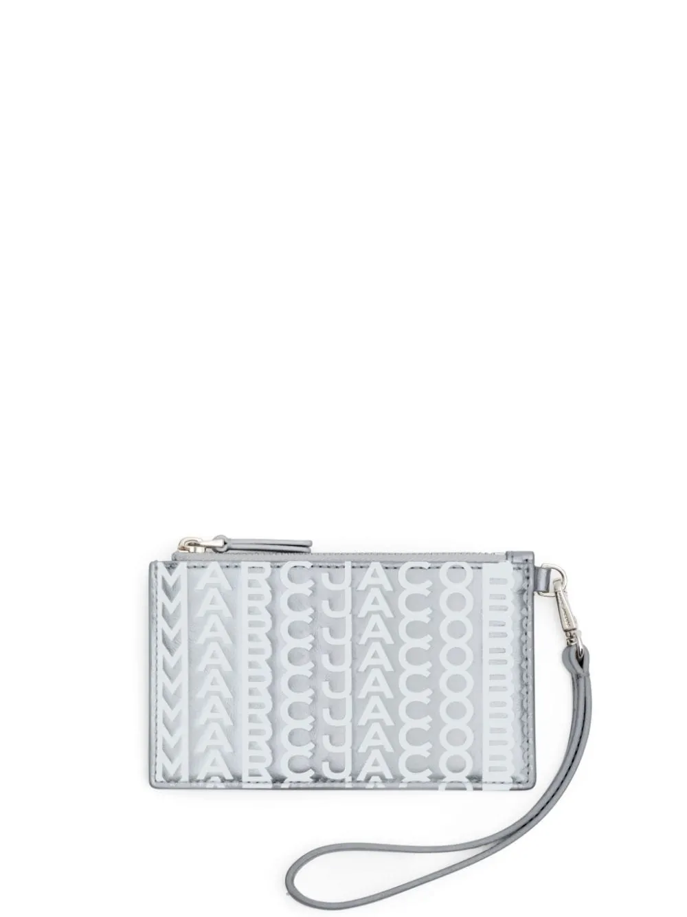 Marc Jacobs Portafoglio Argento Donna Logo All Over