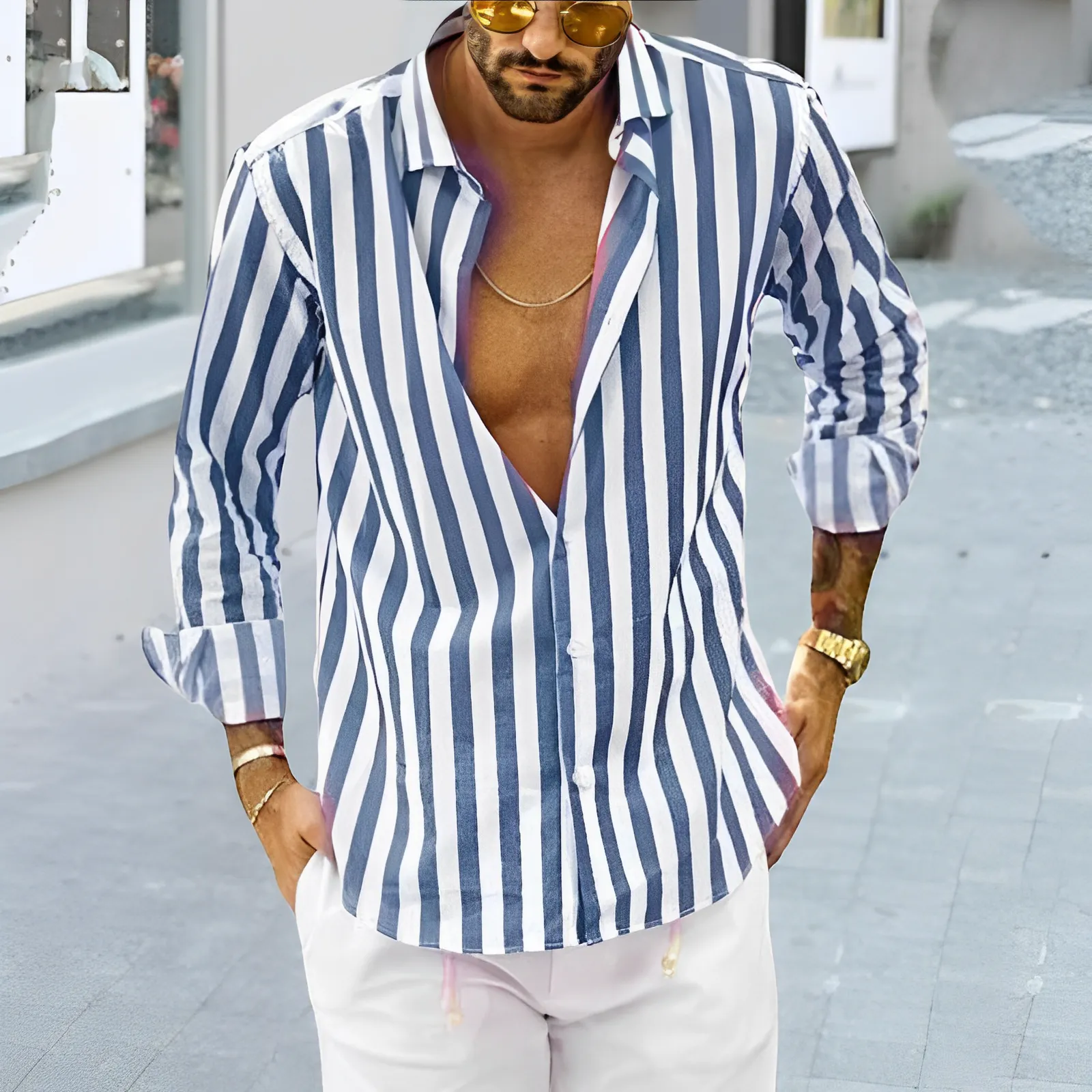 Martin - Striped Shirt for Summer