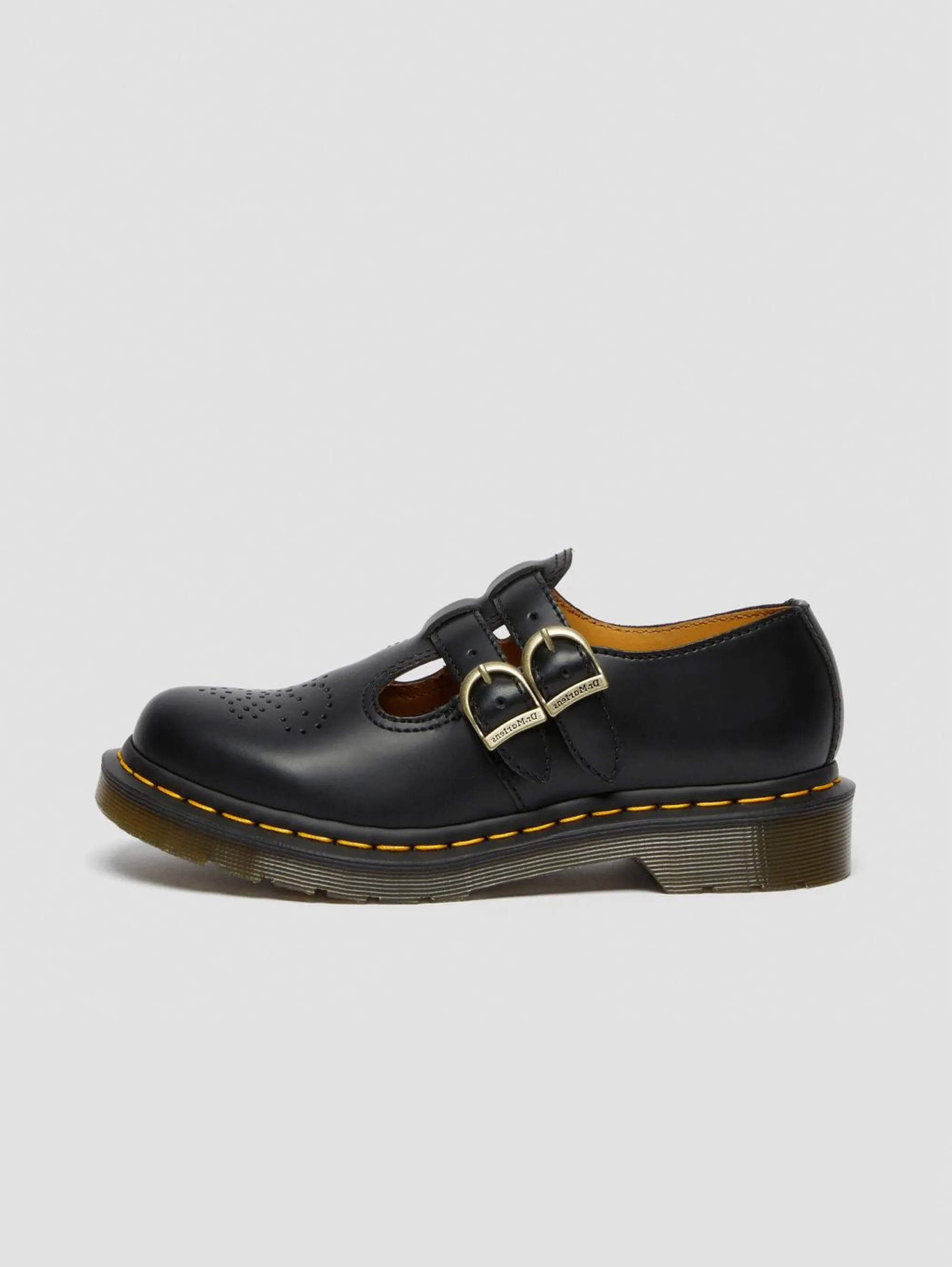Mary Jane black leather shoes