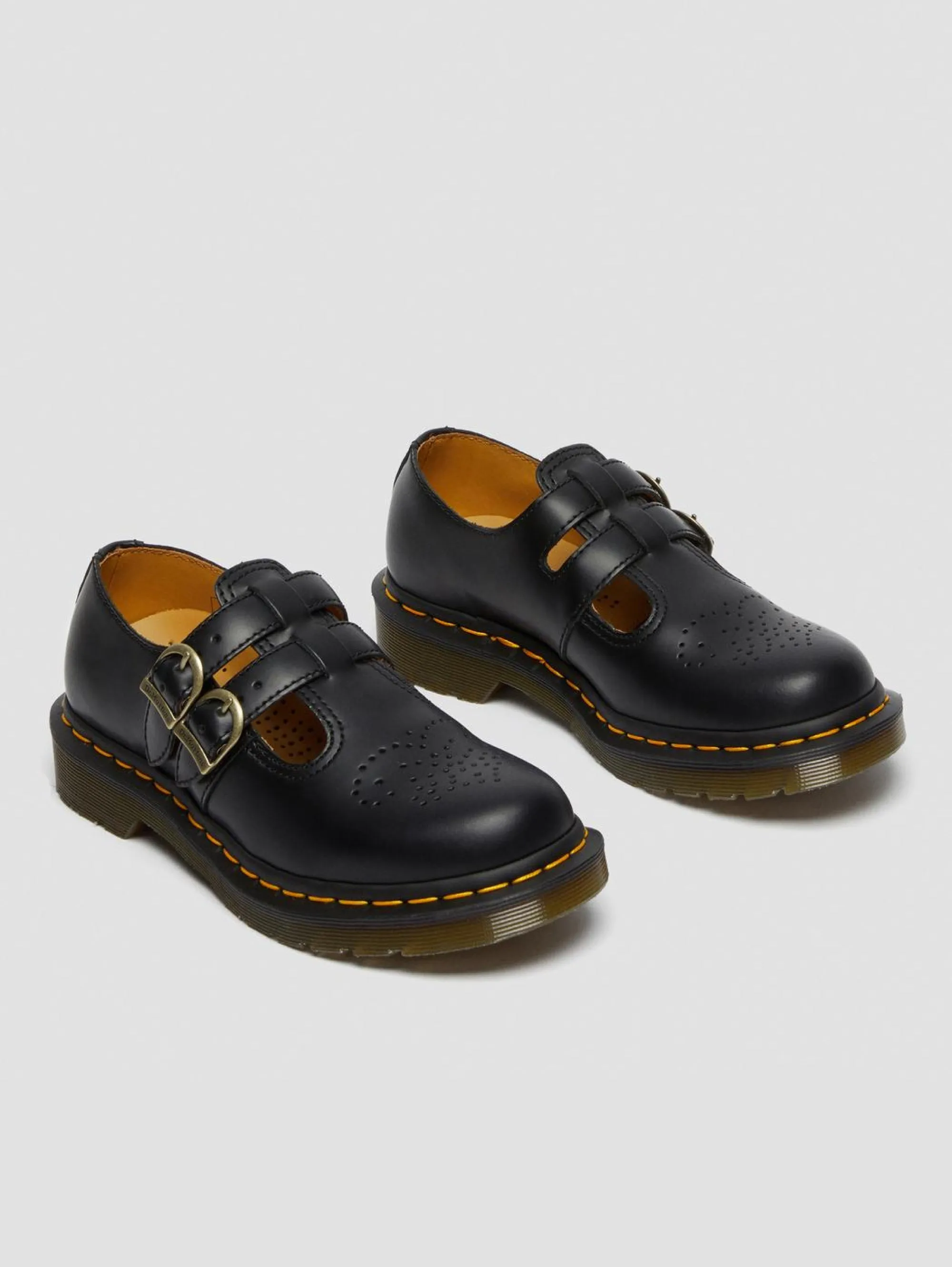 Mary Jane black leather shoes