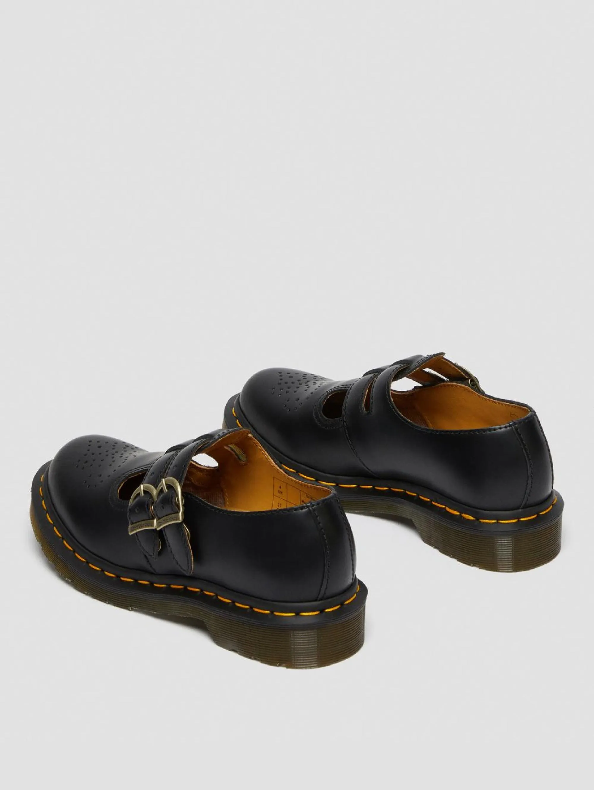 Mary Jane black leather shoes