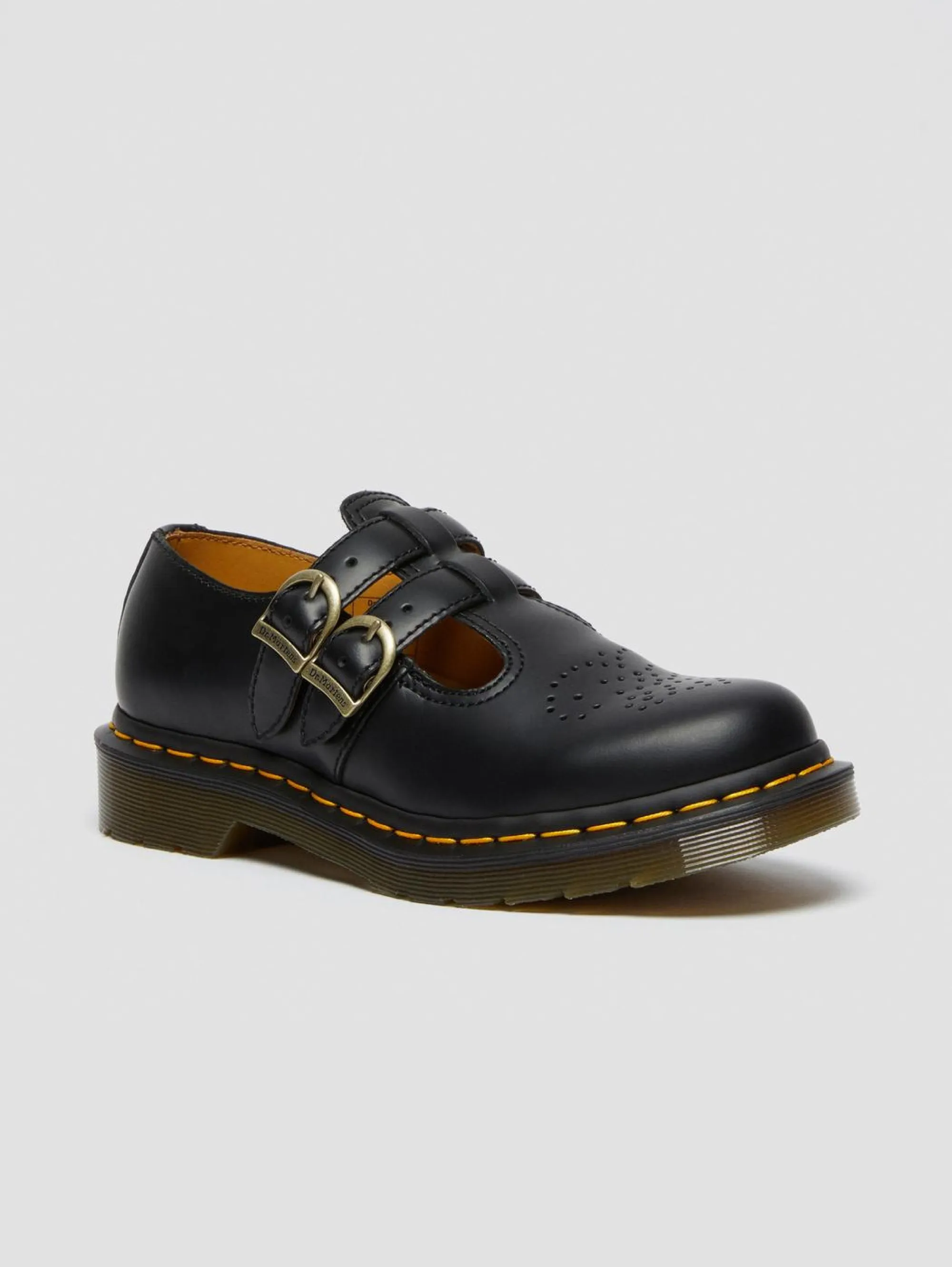 Mary Jane black leather shoes