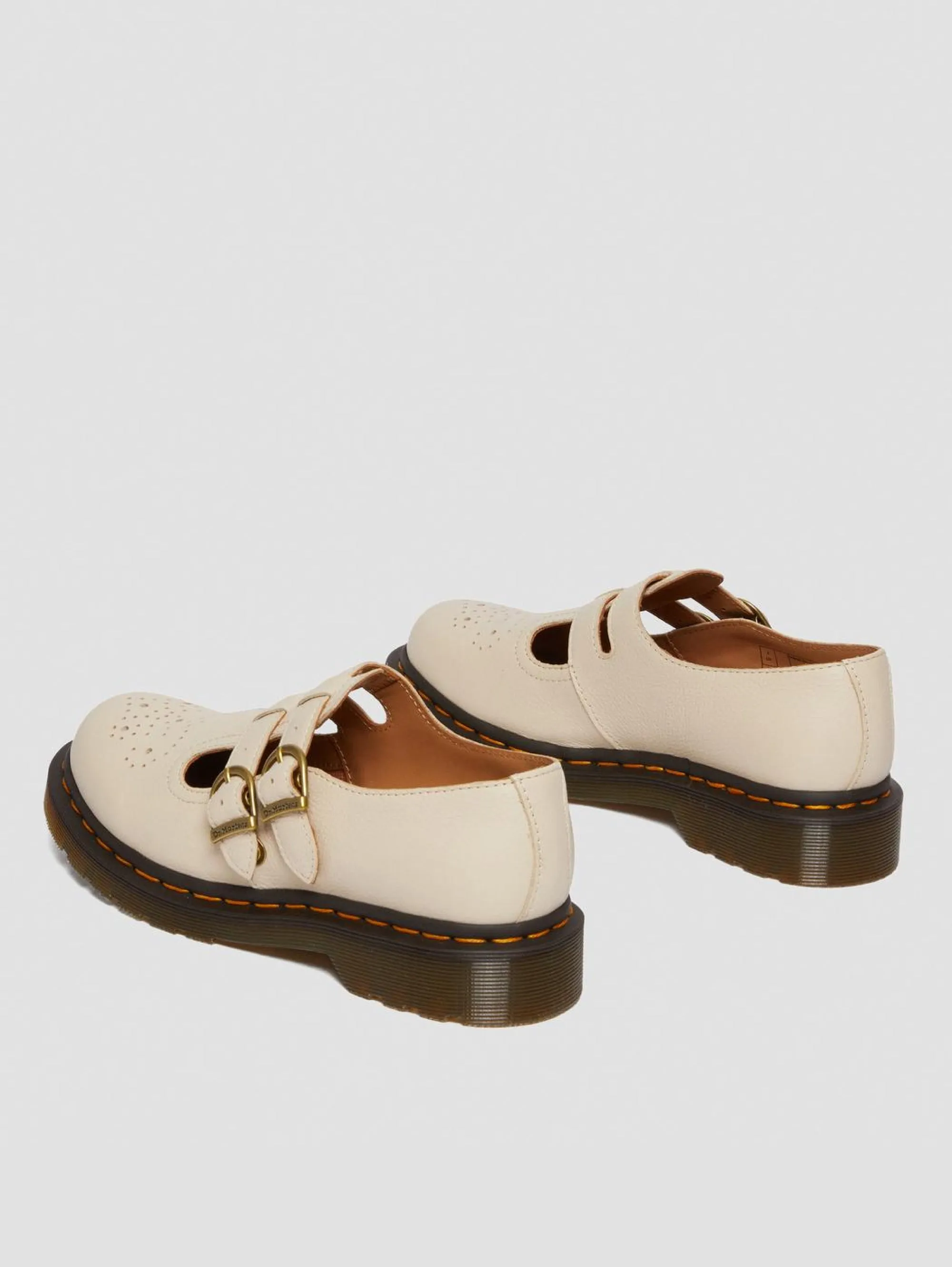 Mary Jane pelle Virginia beige scarpe.
