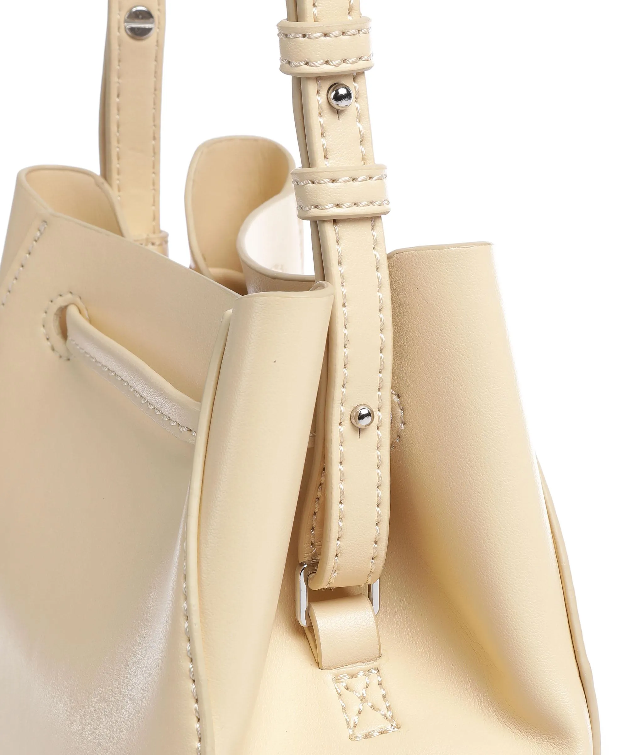 Matt & Nat Studio 901 Grace Cream Apple Leather Bucket Bag