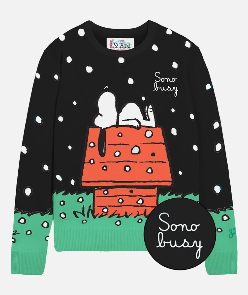 MC2 SAINT BARTH DONNA Sweater New Queen Snoopy Busy