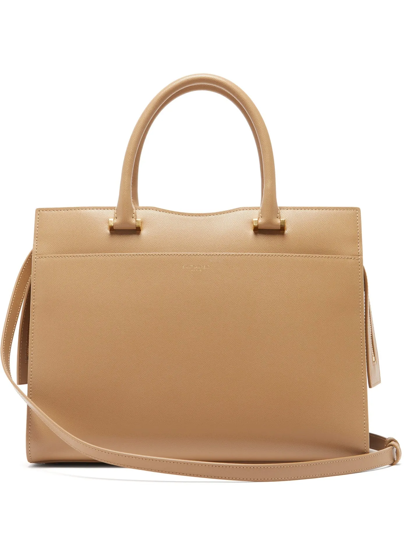 Medium Grained-Leather Uptown Handbag