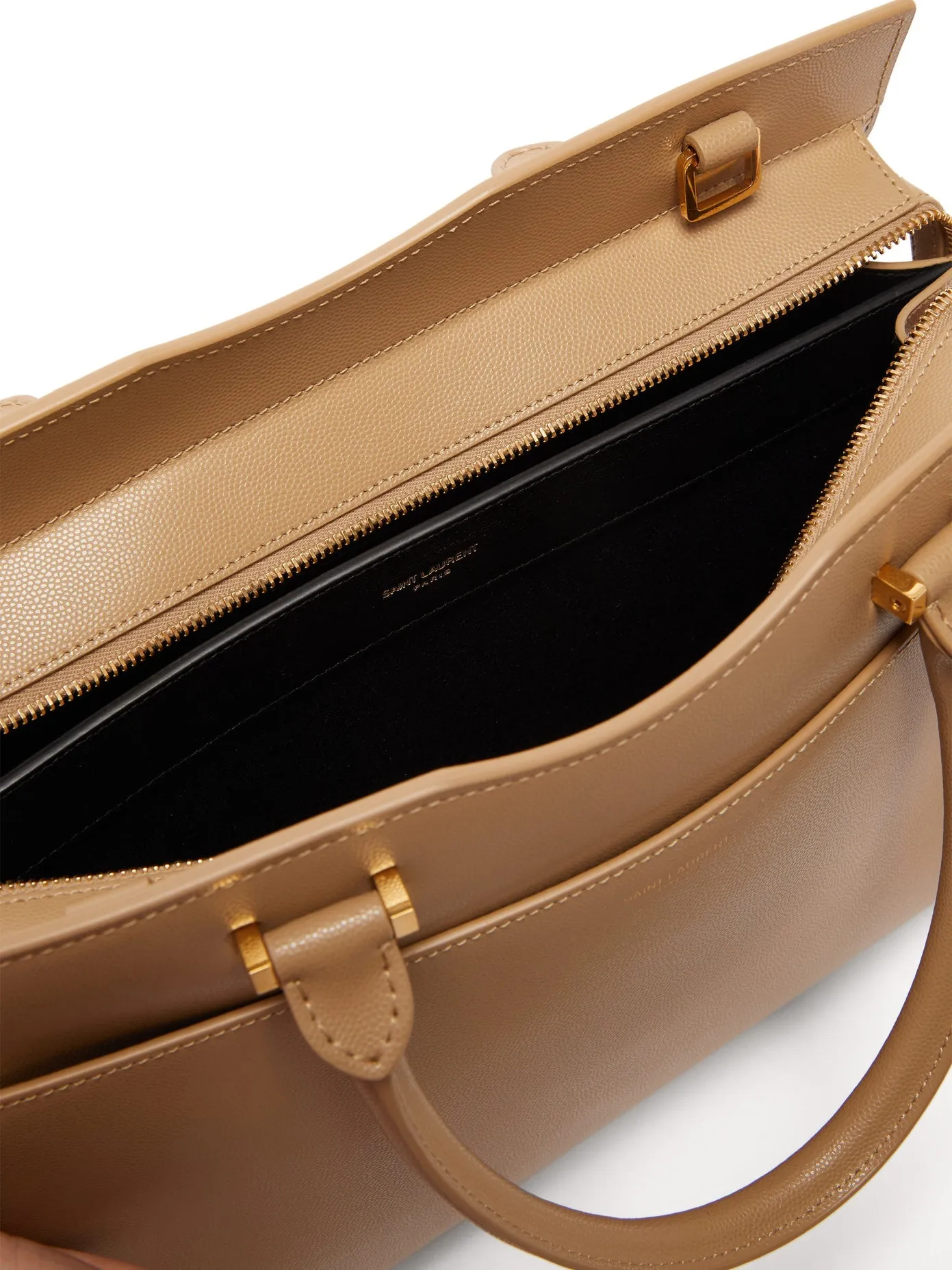 Medium Grained-Leather Uptown Handbag