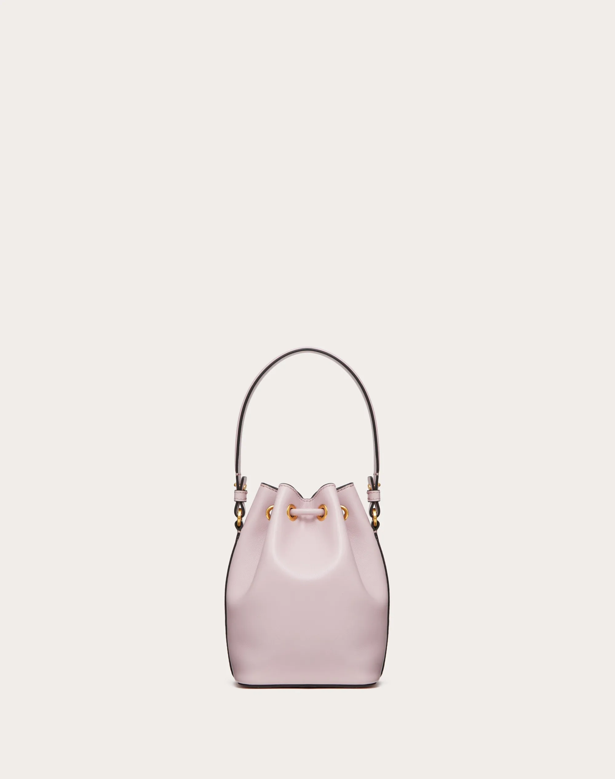 MINI LOGO SIGNATURE BUCKET BAG IN NAPPA
