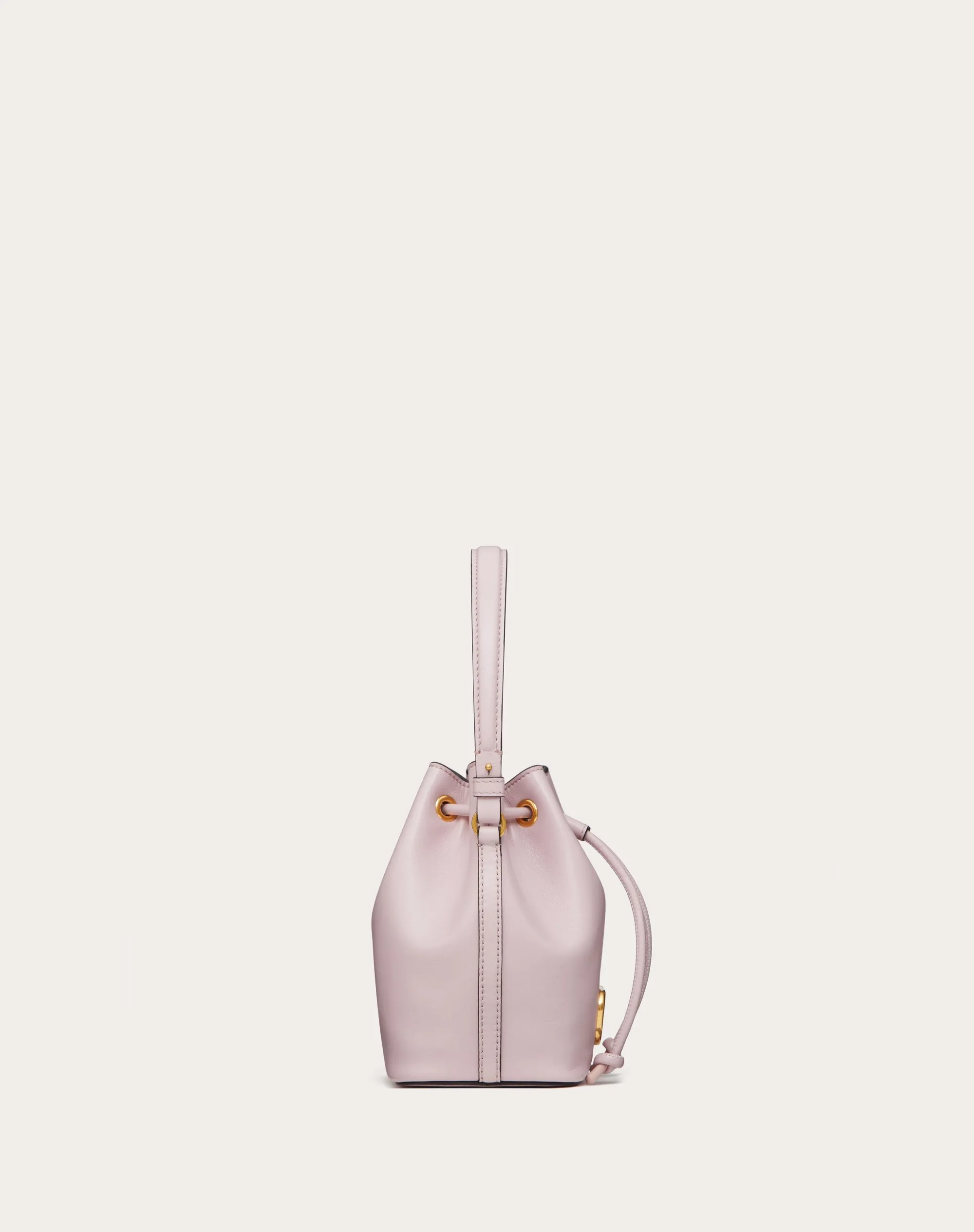 MINI LOGO SIGNATURE BUCKET BAG IN NAPPA