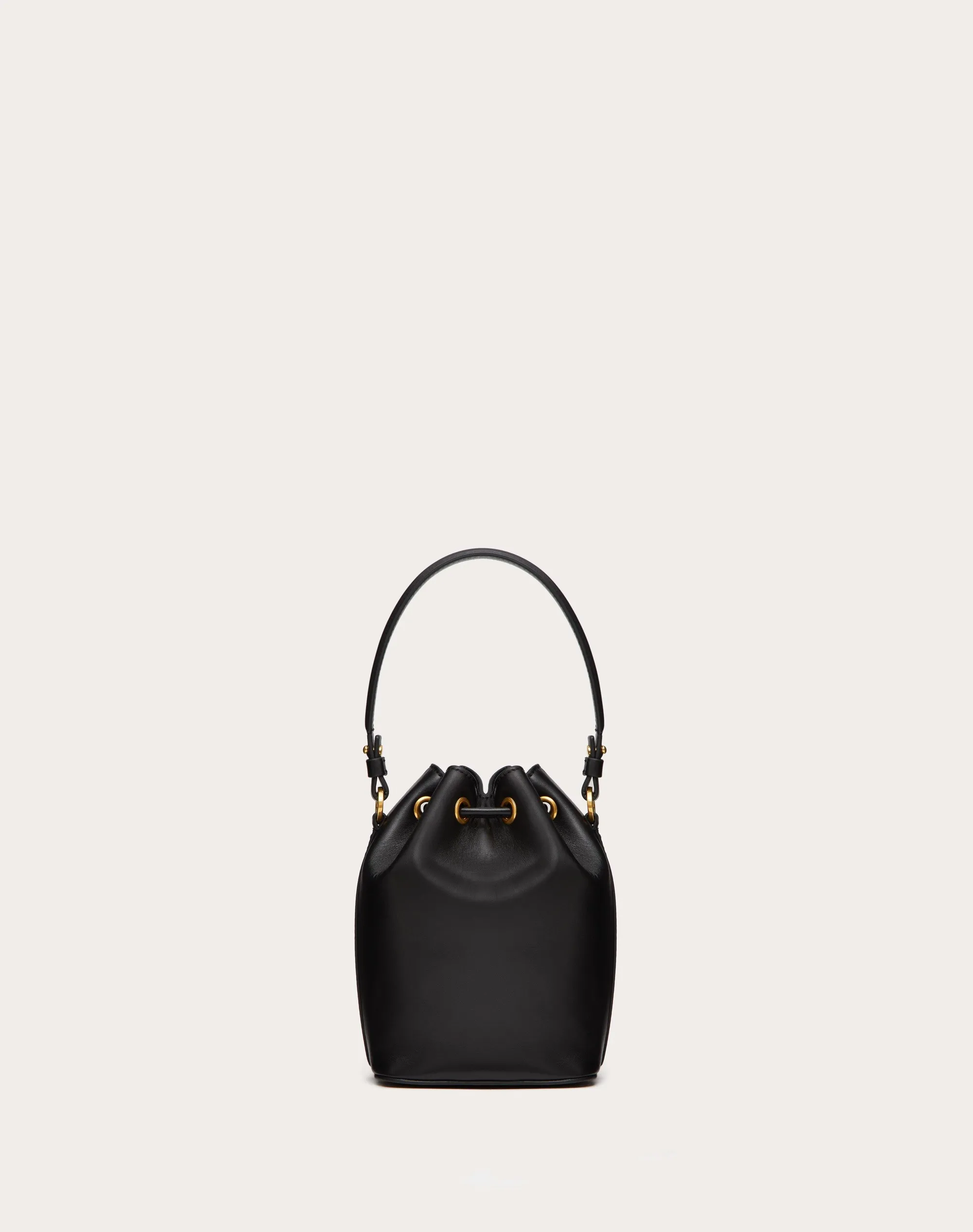 MINI LOGO SIGNATURE BUCKET BAG IN NAPPA