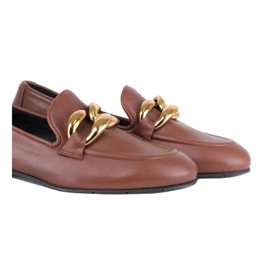 MOCASSINO CON ACCESSORIO POESIE VENEZIANE JJA62 CARAMELLO