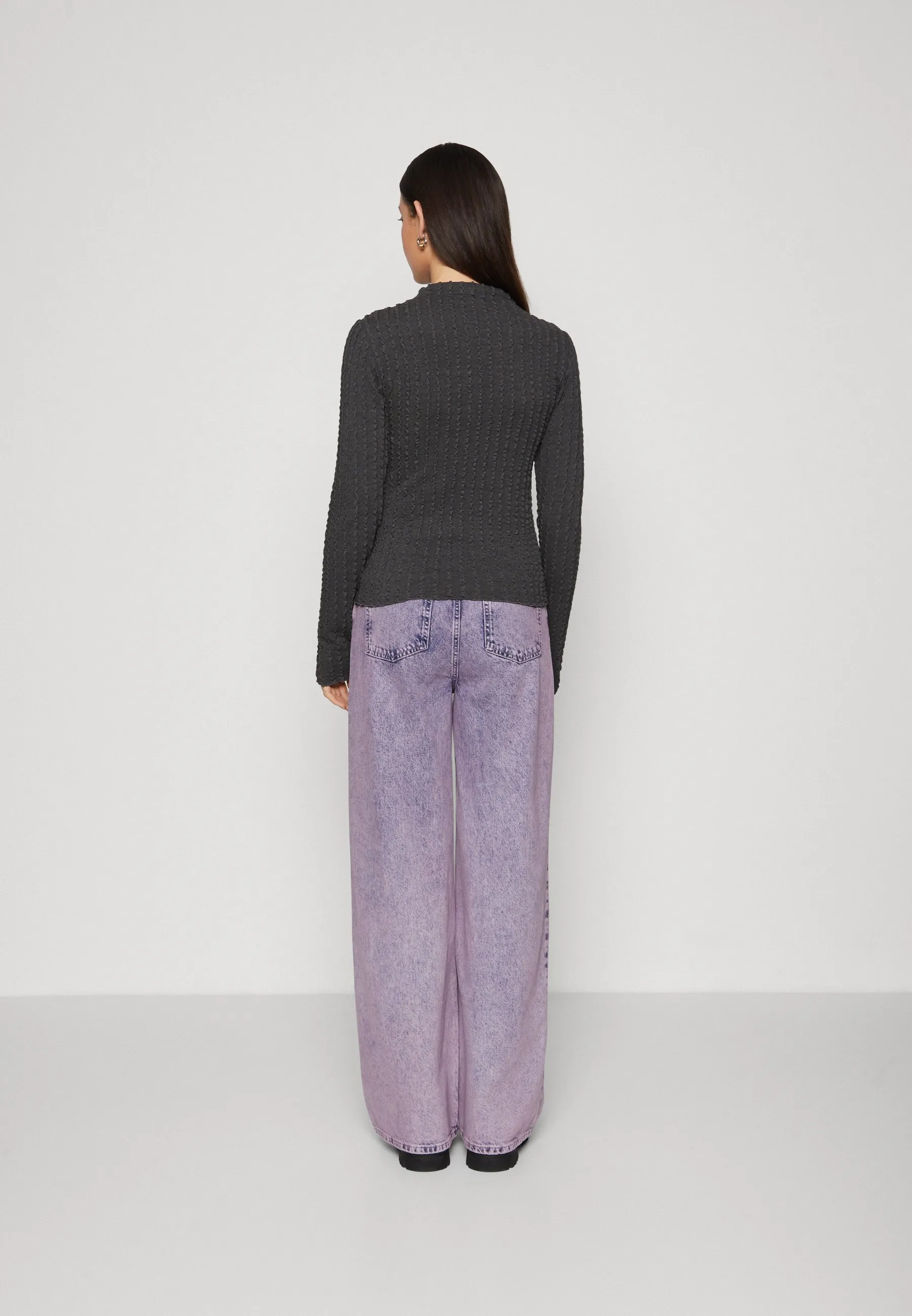 Mock Neck Long Sleeve Top