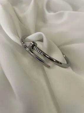 Nail Bracelet - Silver