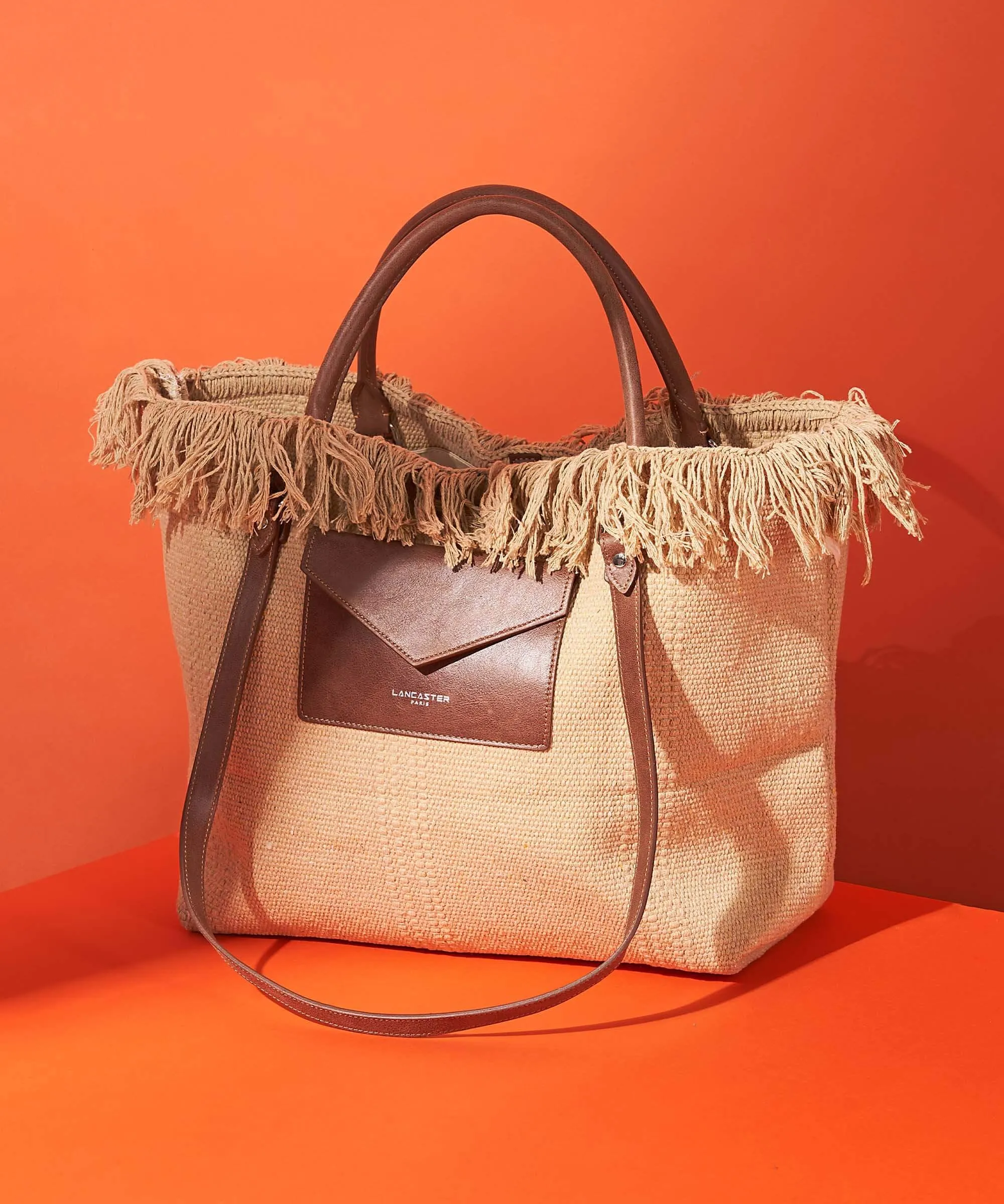 Natural Cotton Shopper Bag by Lancaster Actual Conscious