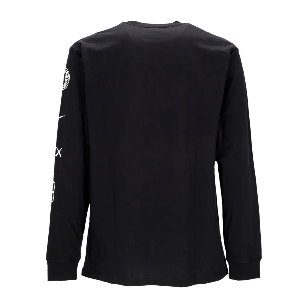 NBA Men's City Edition M90 Essential Long-Sleeve Tee - Bronet Black