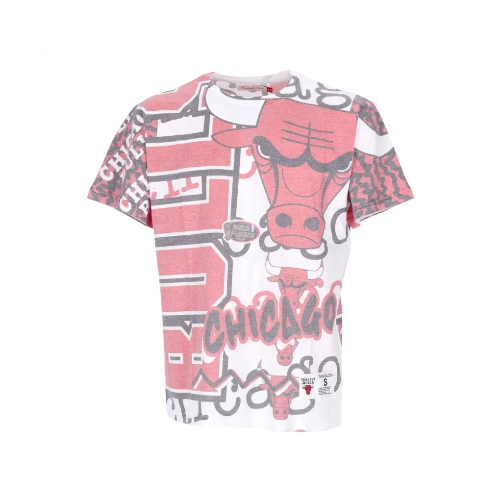 NBA Men's Jumbotron 20 Sublimated Tee - Hardwood Classics Chibul White/Original Team Colors