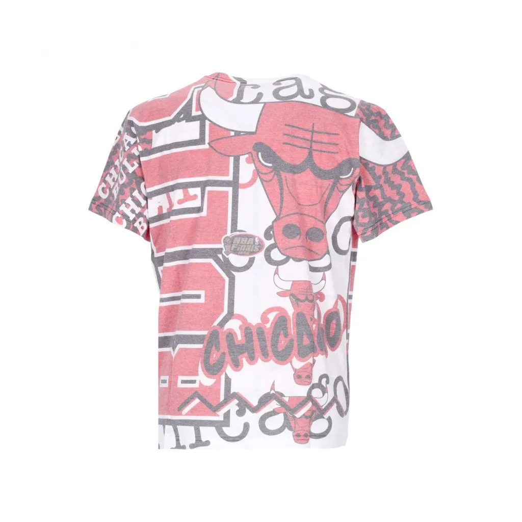 NBA Men's Jumbotron 20 Sublimated Tee - Hardwood Classics Chibul White/Original Team Colors