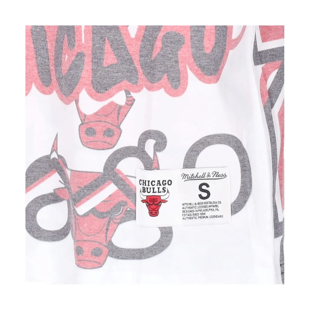 NBA Men's Jumbotron 20 Sublimated Tee - Hardwood Classics Chibul White/Original Team Colors