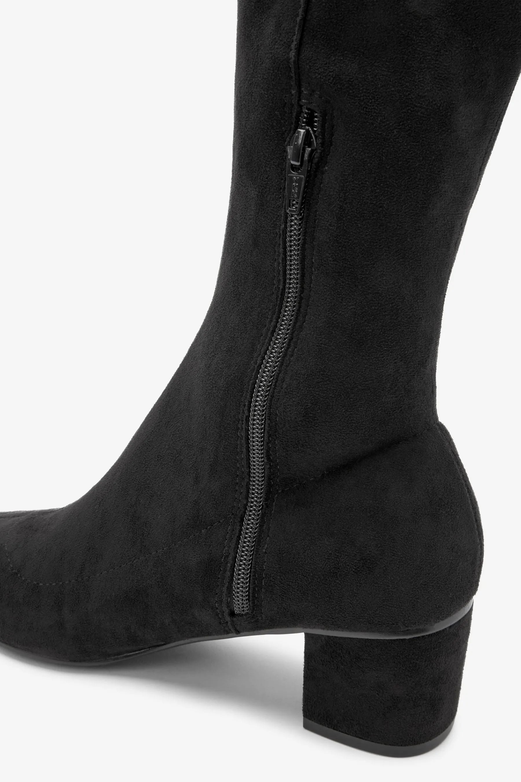 Nero - Forever Comfort - Scarpe ginnastica ginocchio tacco largo Stivali