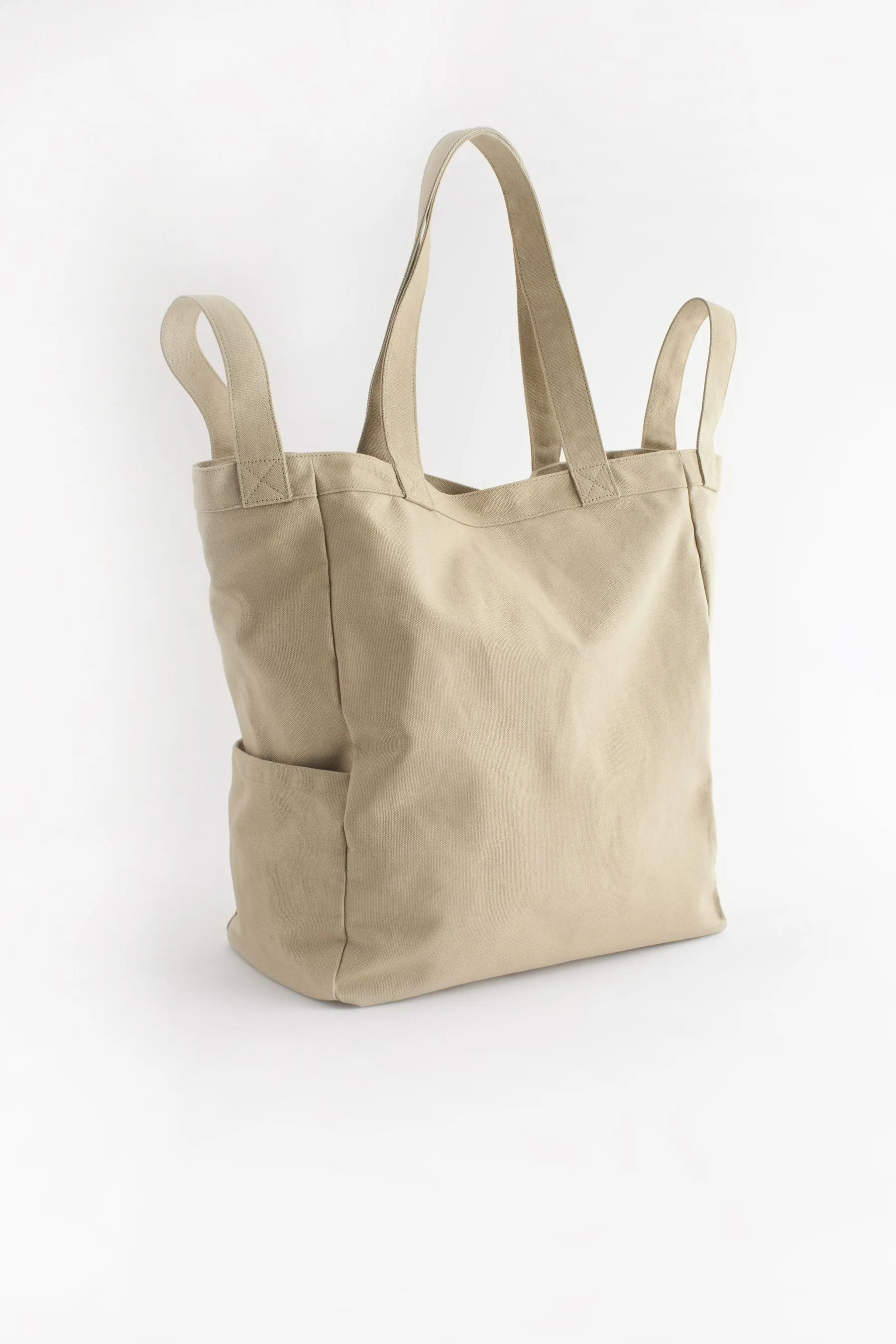 Neutral Stone Grey - Canvas Tote Bag