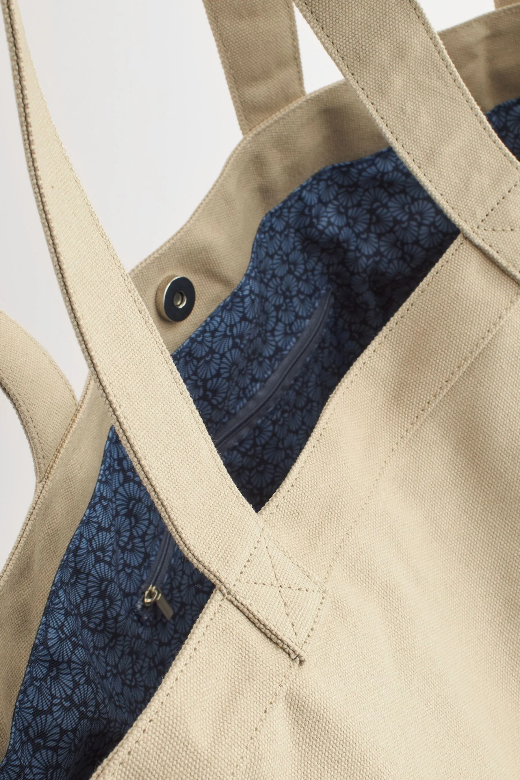 Neutral Stone Grey - Canvas Tote Bag