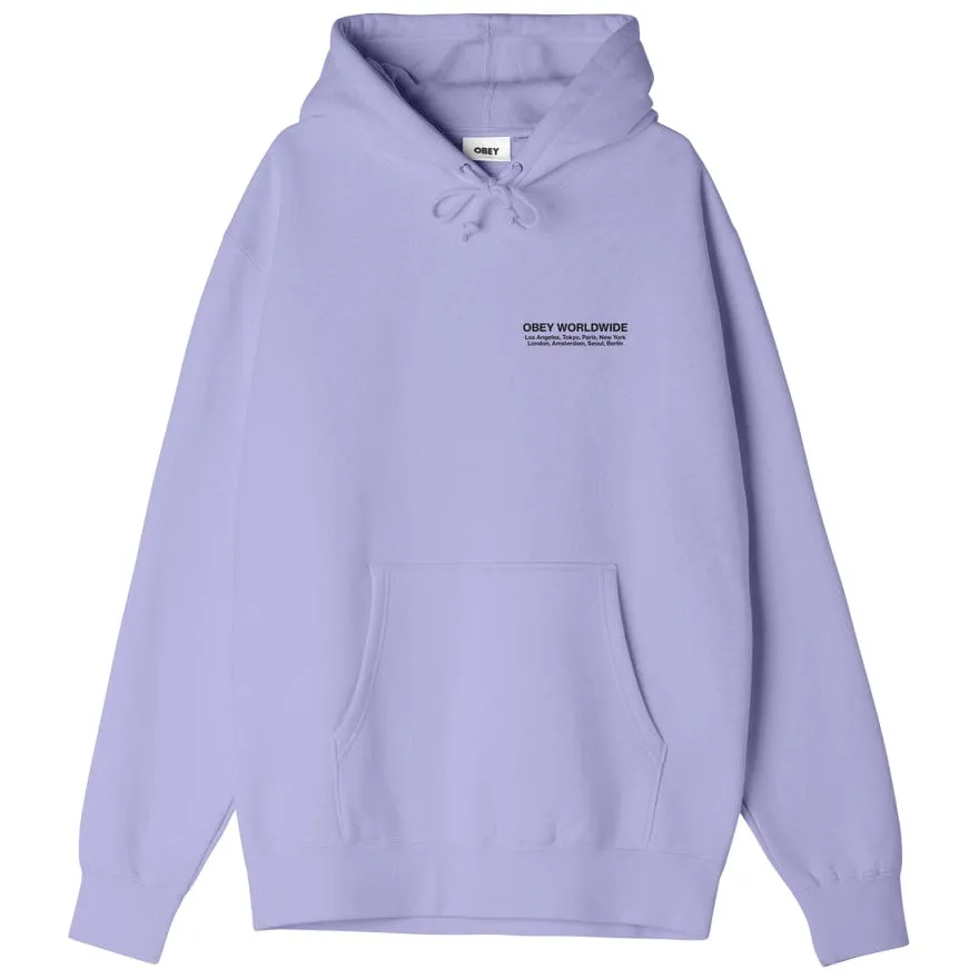 OBEY cities premium hooded fleece