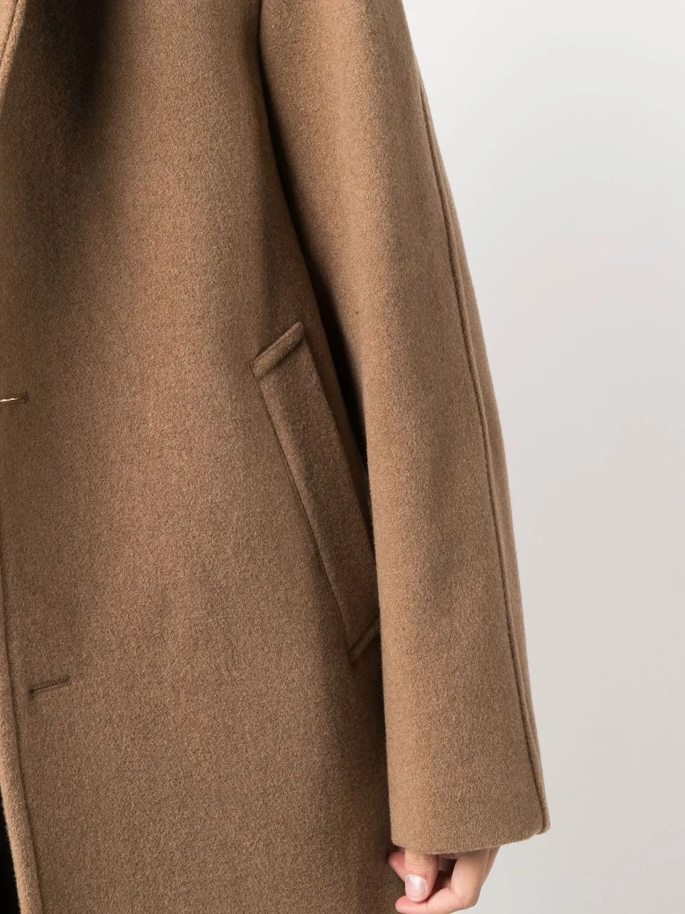 One result for cappotto mono petto in more search engine optimized words is single-breasted coat.
