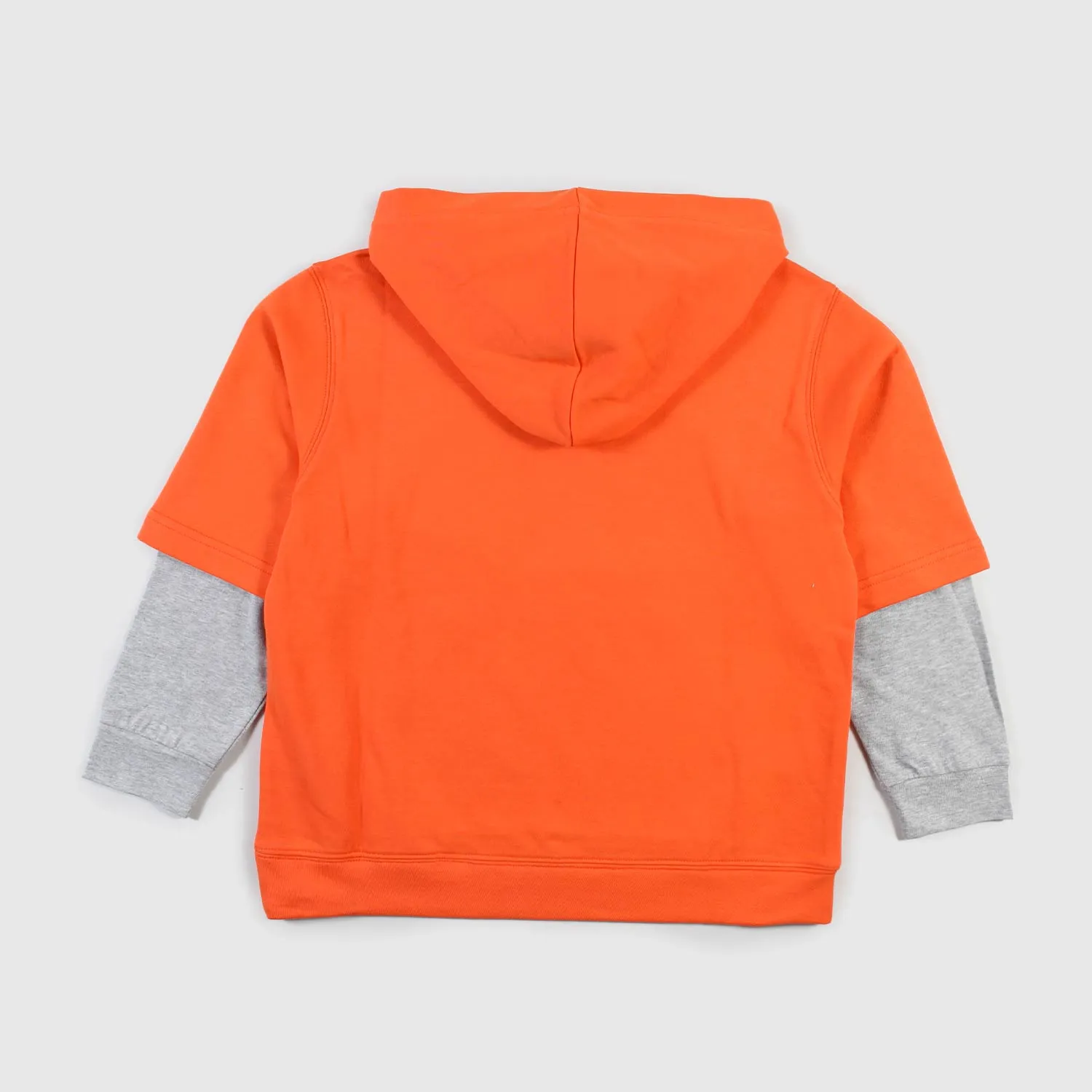 Orange hoodie for boys.