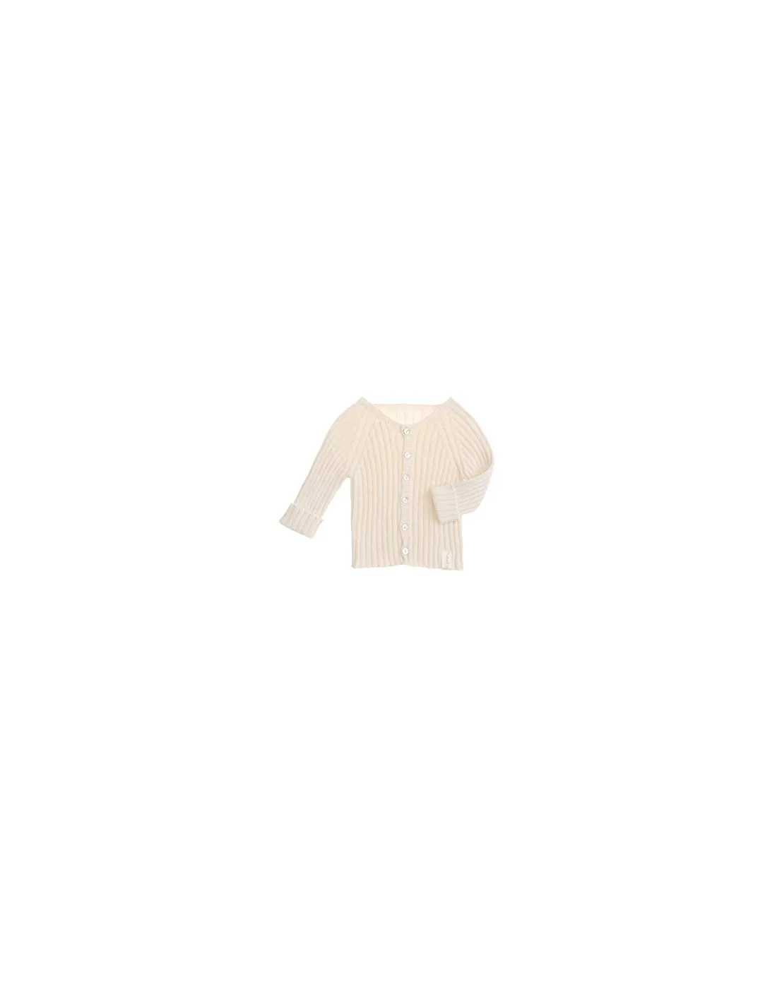 Organic Cotton Natural Undyed Baby Cardigan