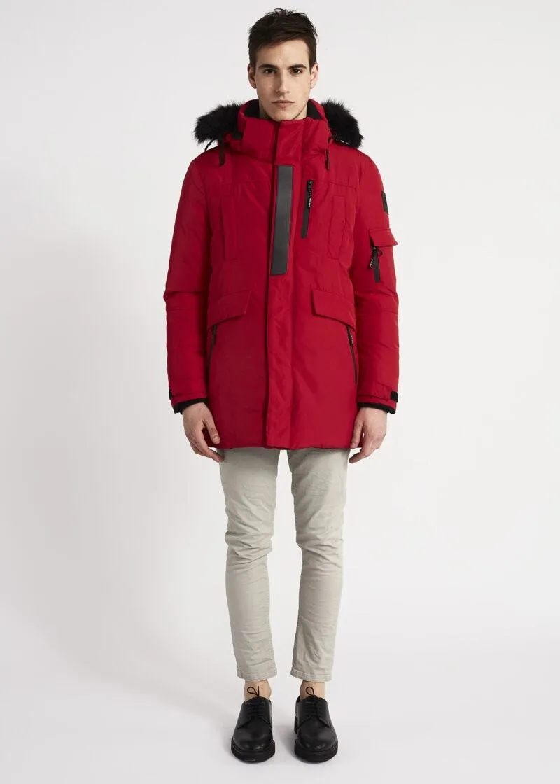 Padded hooded jacket