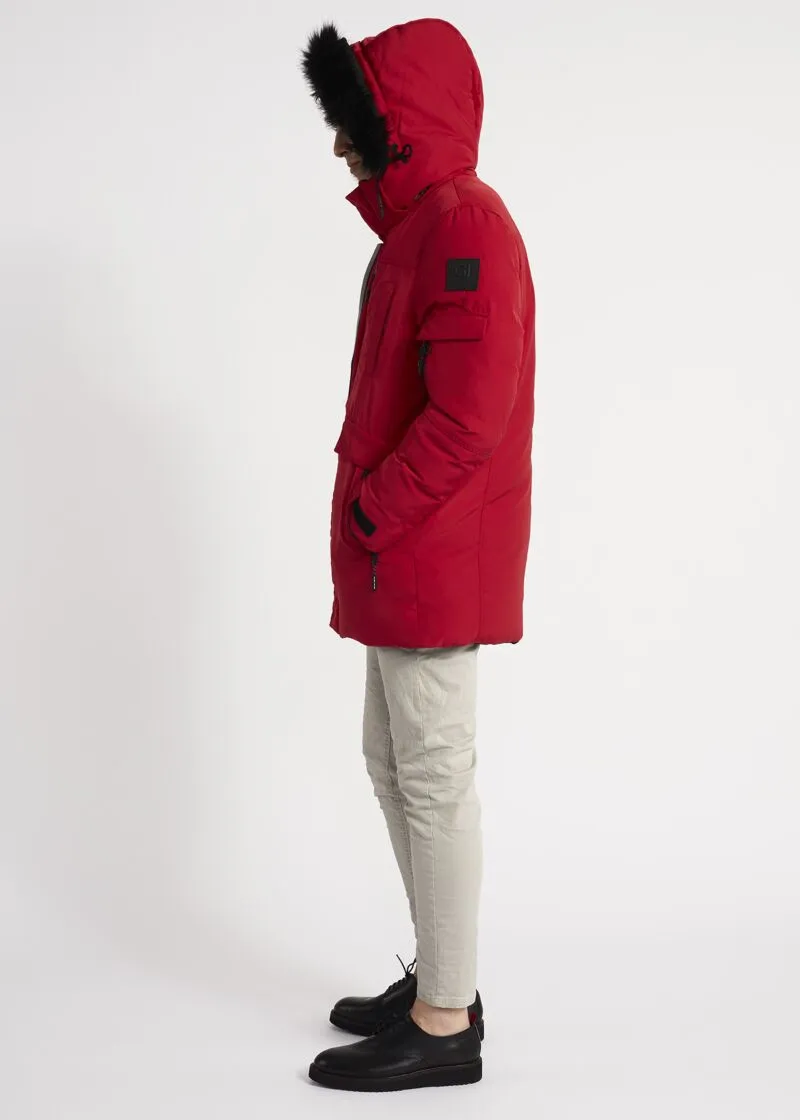 Padded hooded jacket