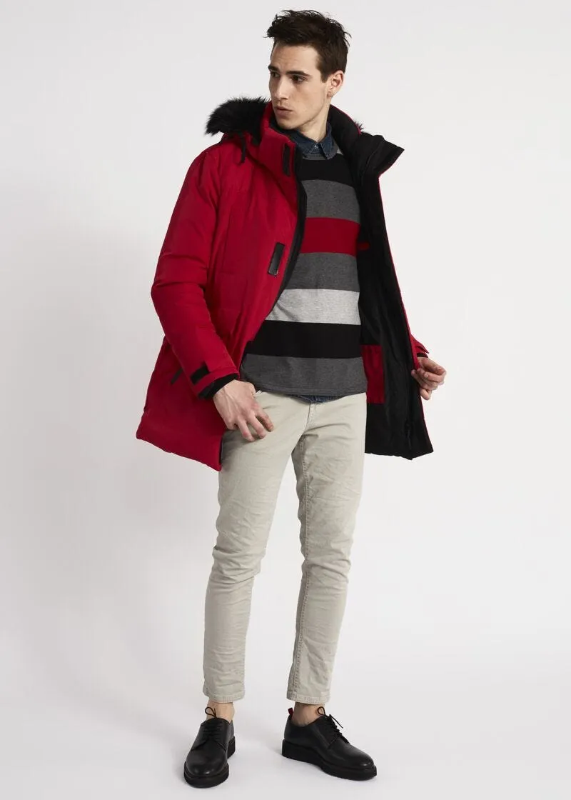 Padded hooded jacket