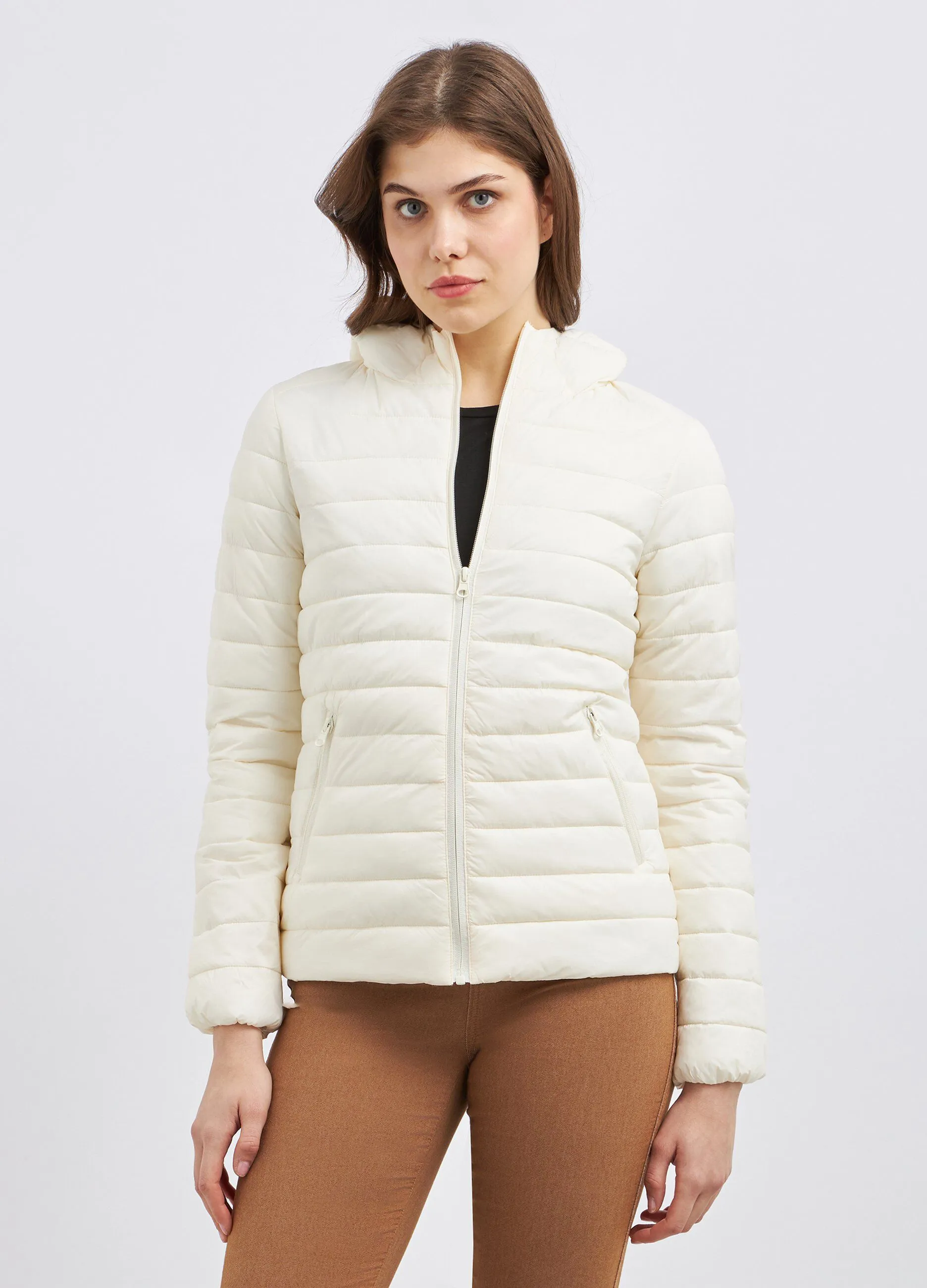 Padded quilted women's jacket
