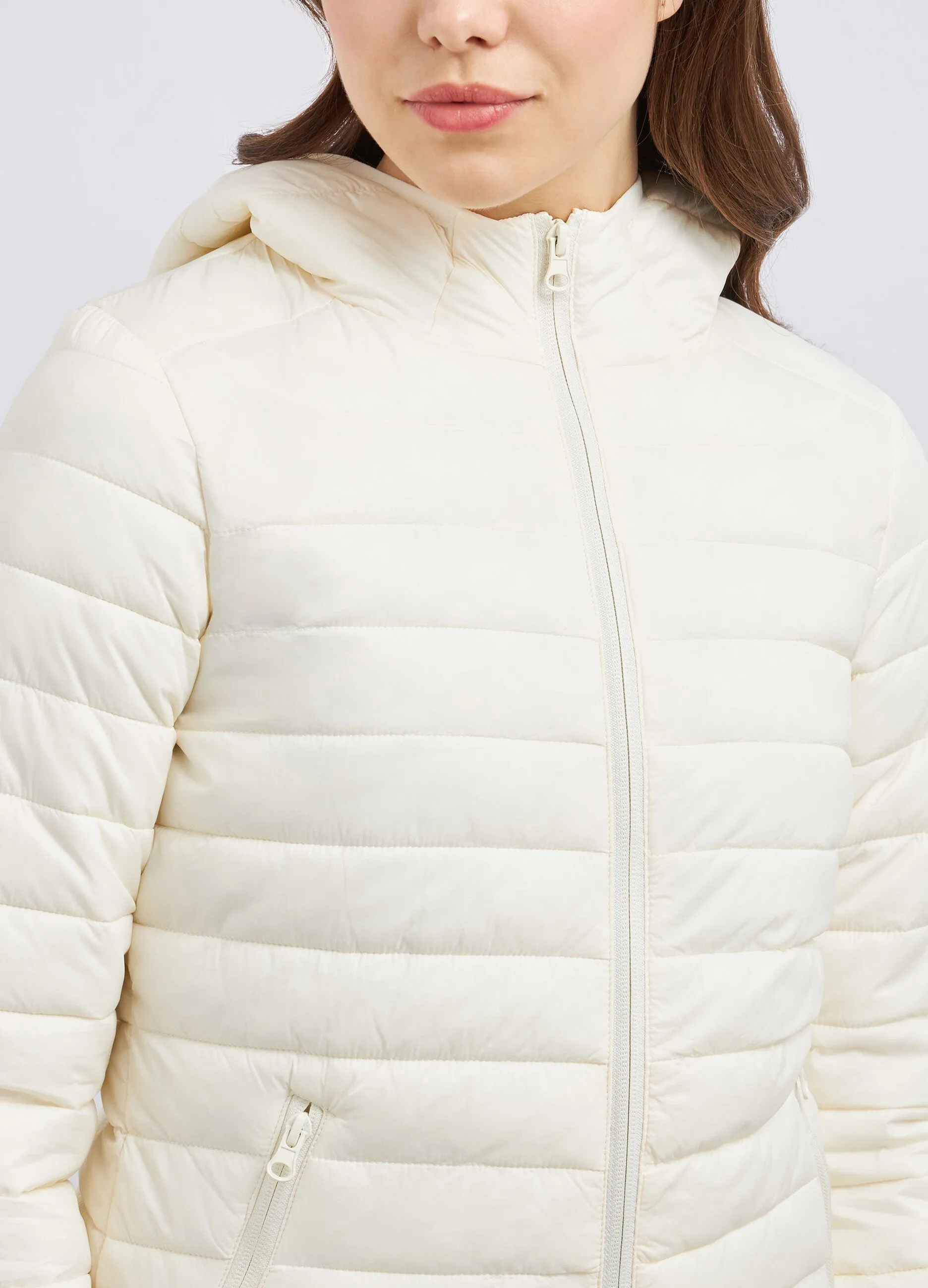 Padded quilted women's jacket