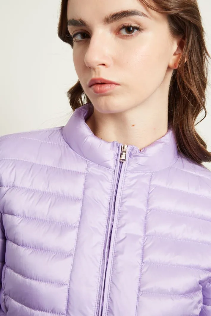 Padded with technical satin.