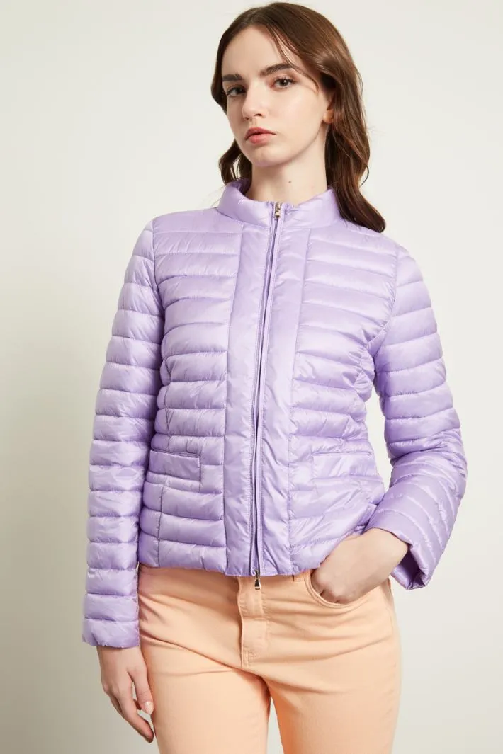 Padded with technical satin.