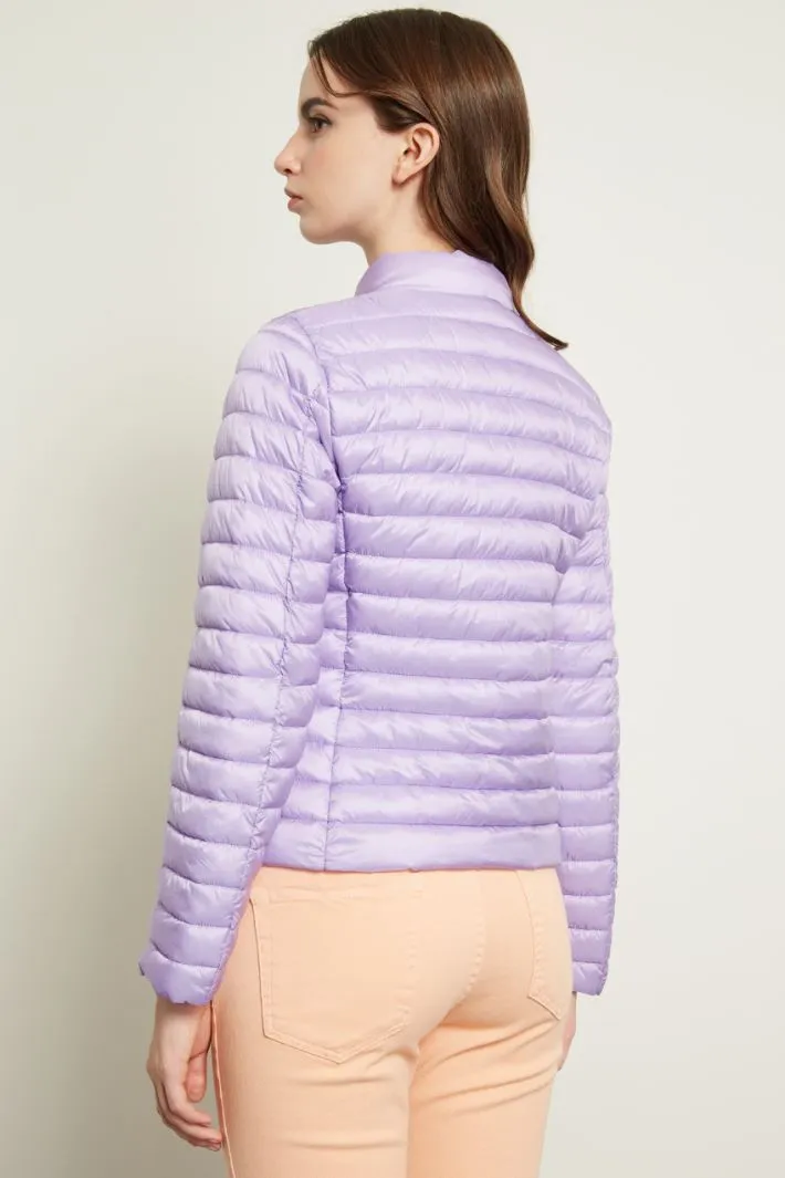 Padded with technical satin.
