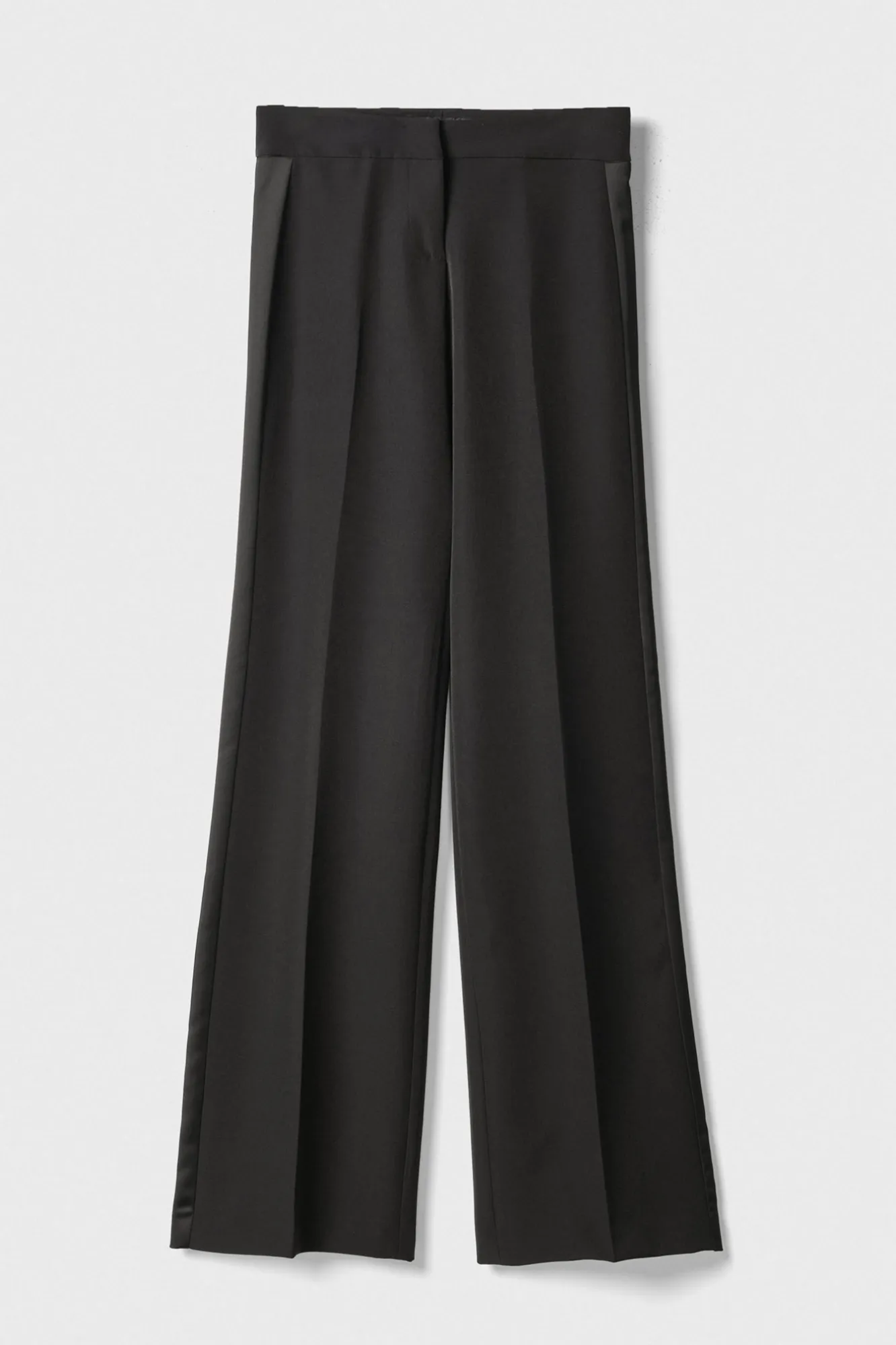 Pantalone A Palazzo In Cady Nero - Gaëlle Paris