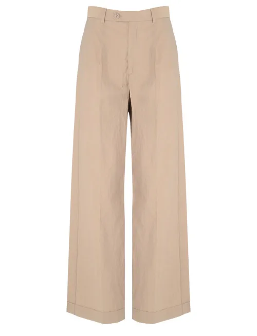 Pantalone A.P.C. Paris Melissa in tessuto beige