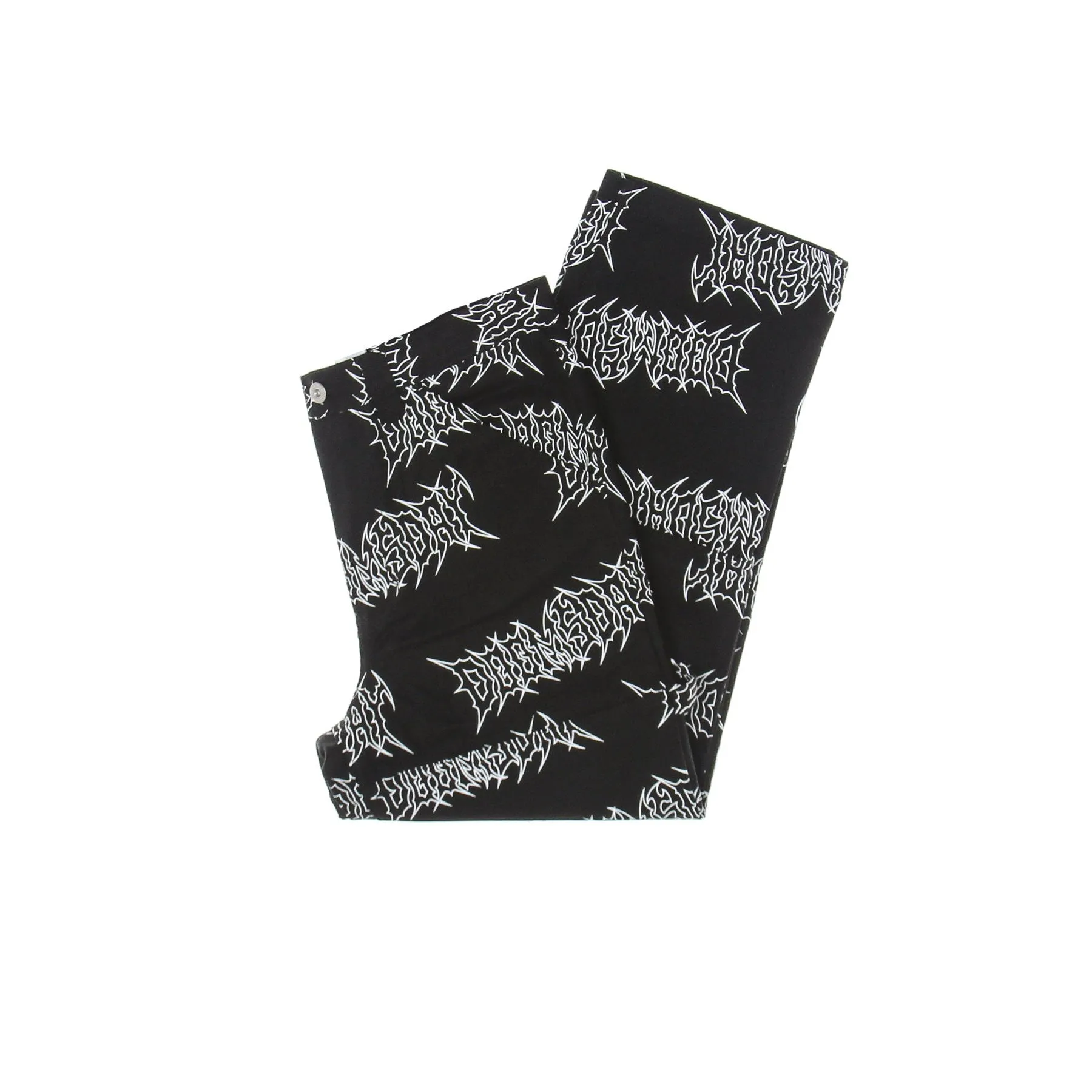 Pantalone Lungo Uomo Graffpunk Canvas Pant Black