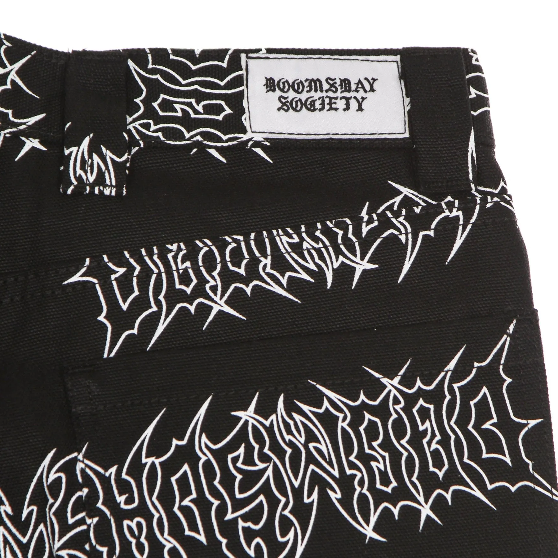 Pantalone Lungo Uomo Graffpunk Canvas Pant Black