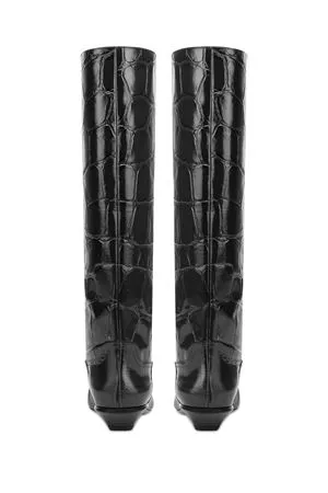 PARIS TEXAS Knee-High Maxi Leather Boots