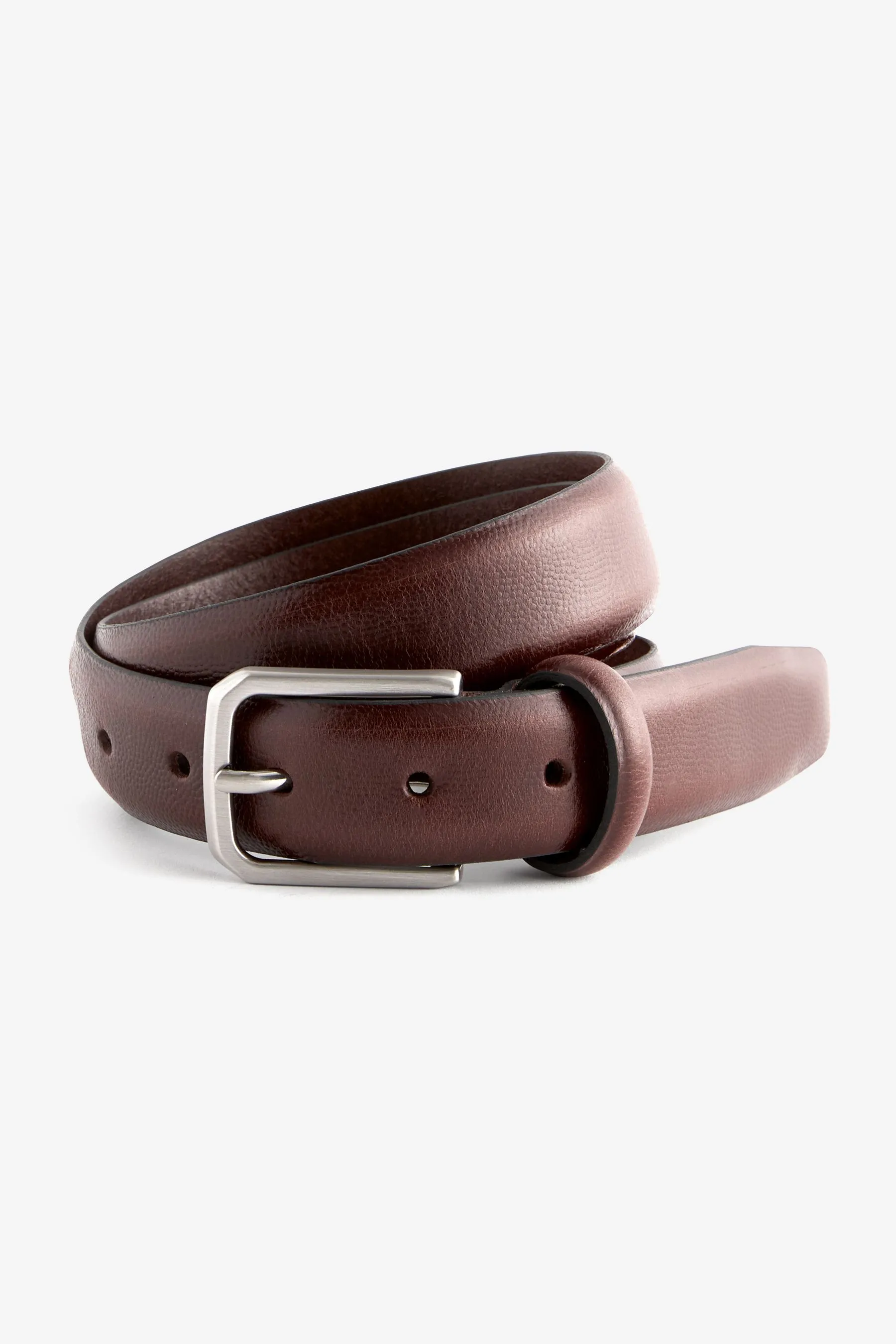 Pebble Texture Leather Belt    