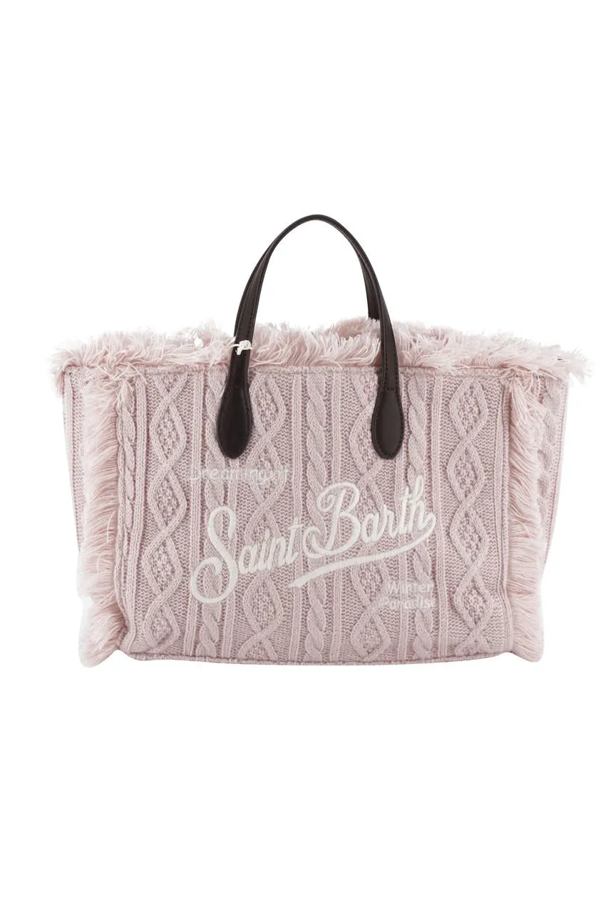 Pink Colette Handbag by Mc2 Saint Barth