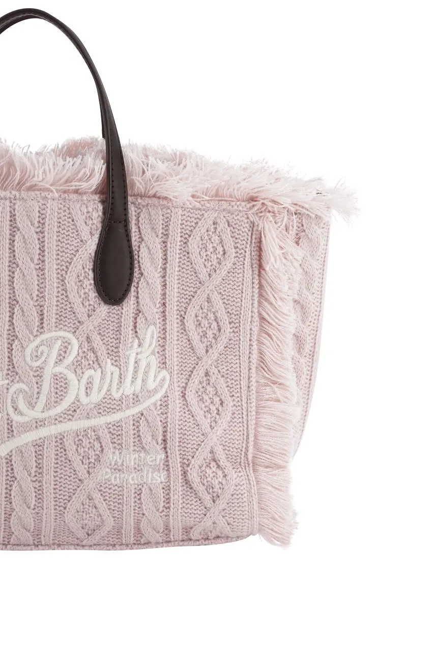 Pink Colette Handbag by Mc2 Saint Barth