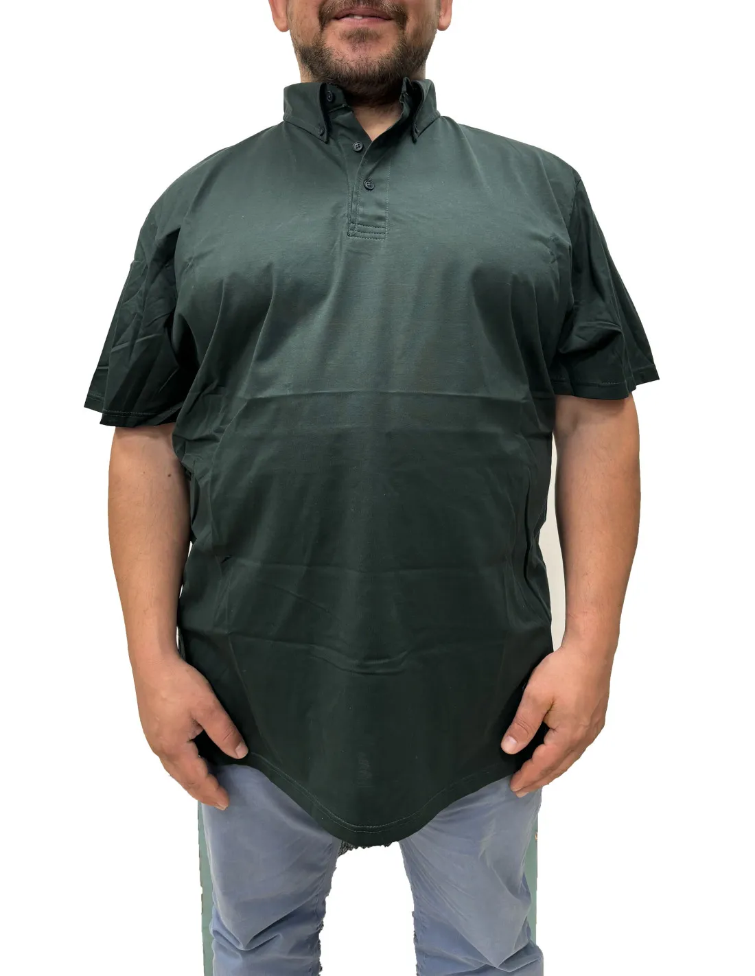 Polo bottondown filo di scozia P25593