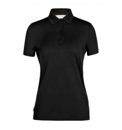 Polo Icebreaker Tech Lite II Uomo a maniche corte (nero)