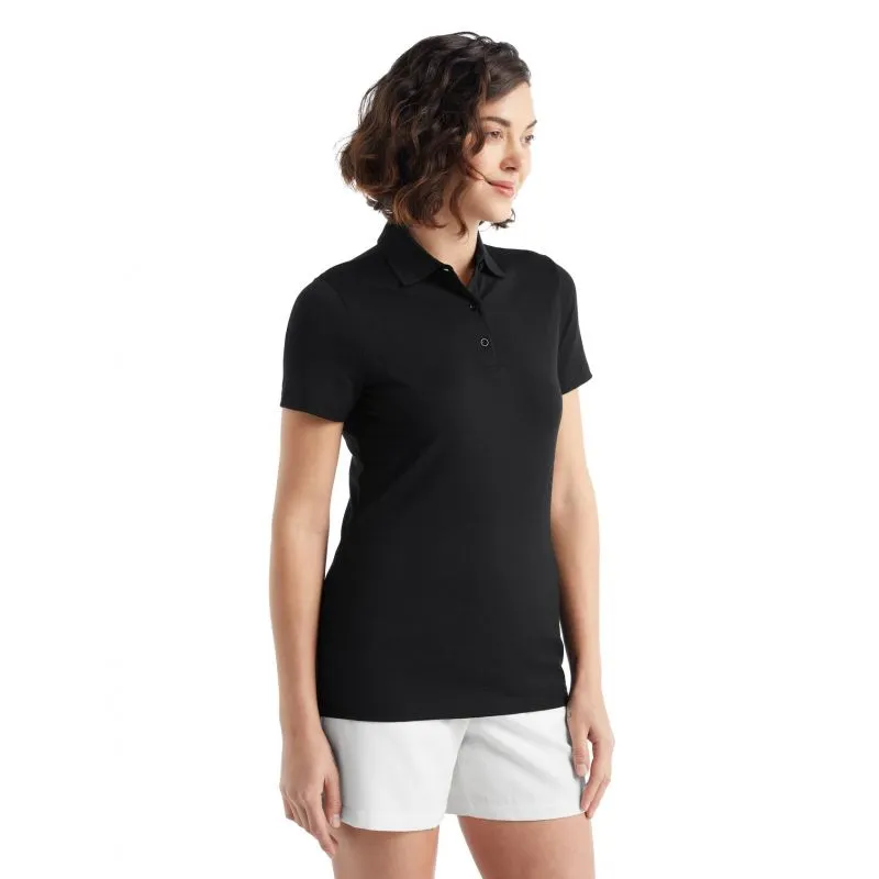 Polo Icebreaker Tech Lite II Uomo a maniche corte (nero)