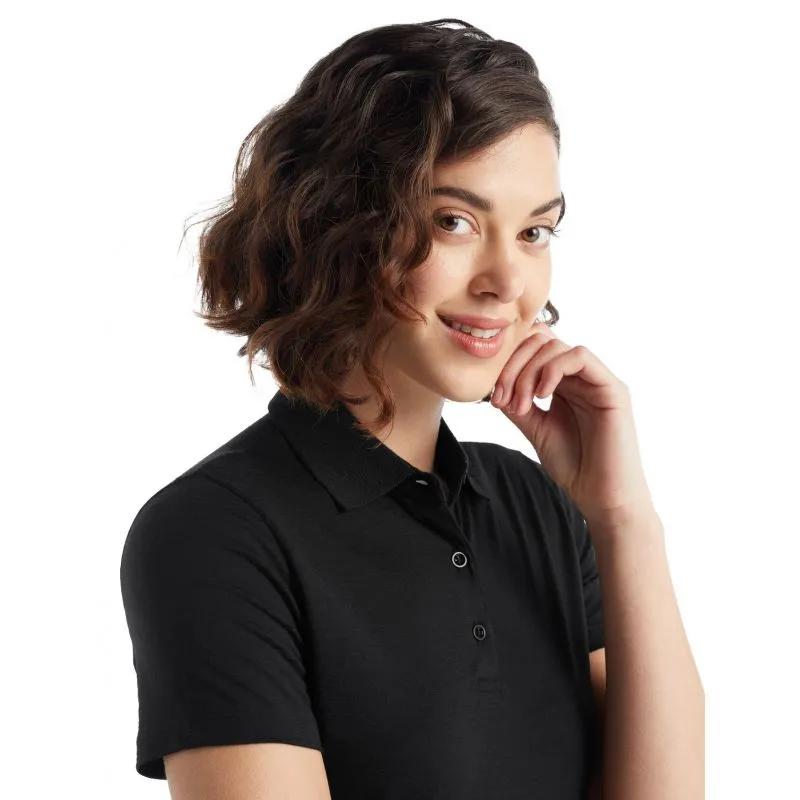Polo Icebreaker Tech Lite II Uomo a maniche corte (nero)
